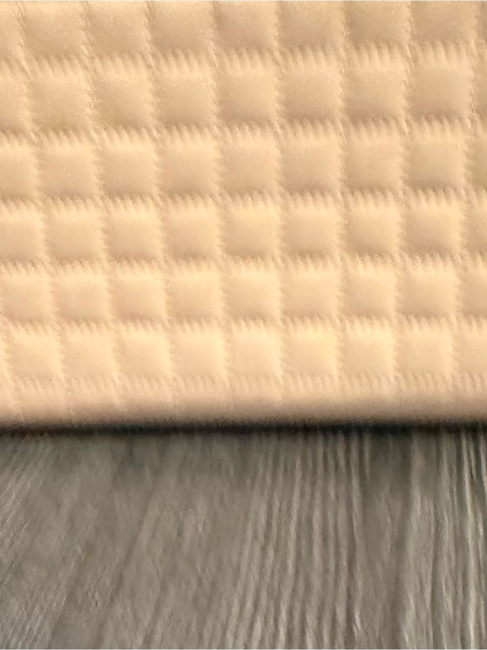 Celine  beige woven zippy with Gold “C” pull charm.